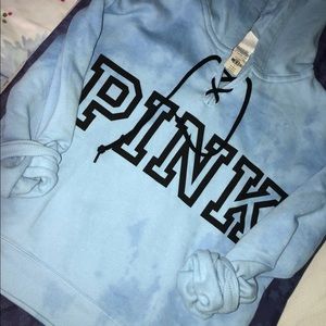 Tie dye blue VICTORIA SECRET PINK sweater
